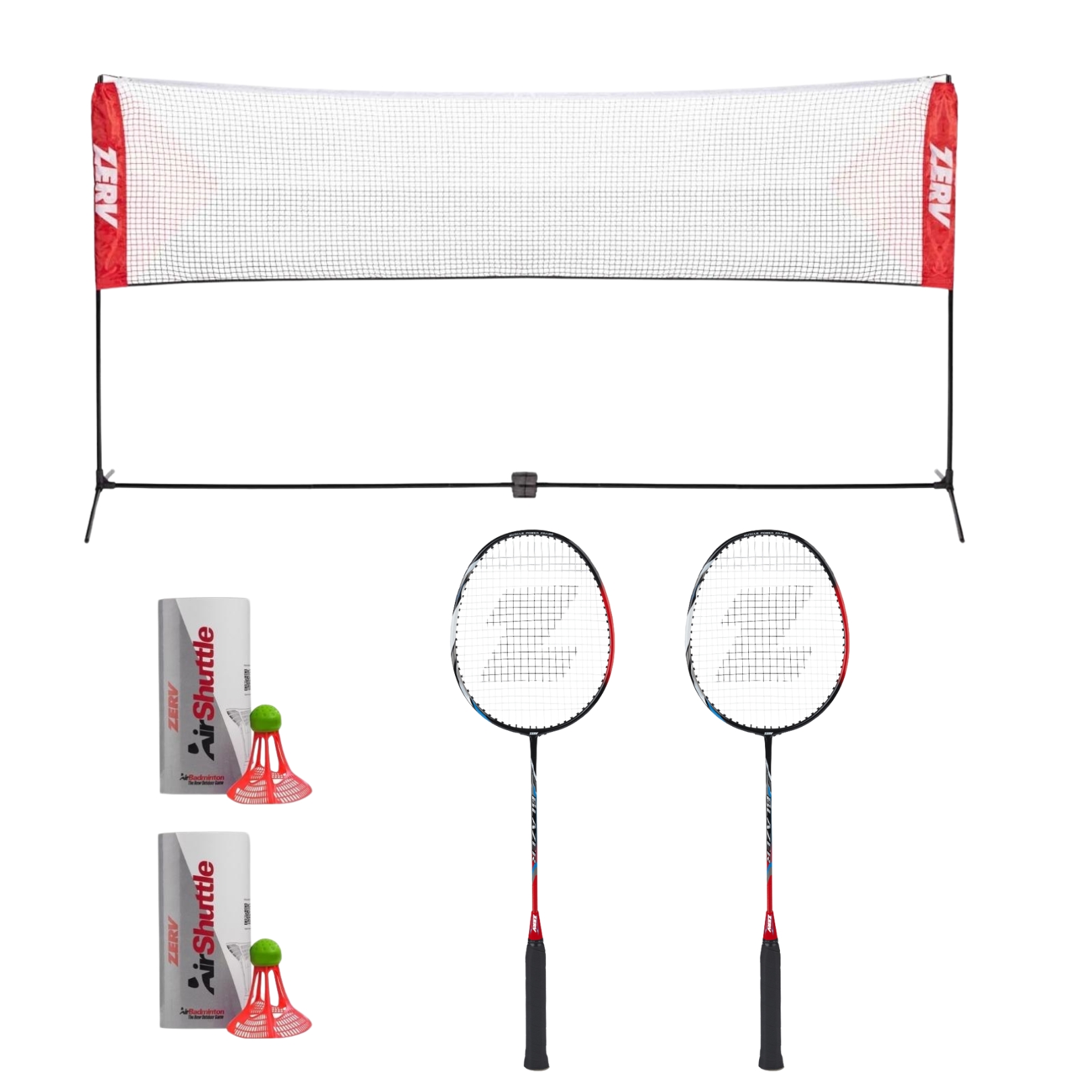 Se ZERV Badminton Sommerhuspakken hos Badmintonshoppen.dk